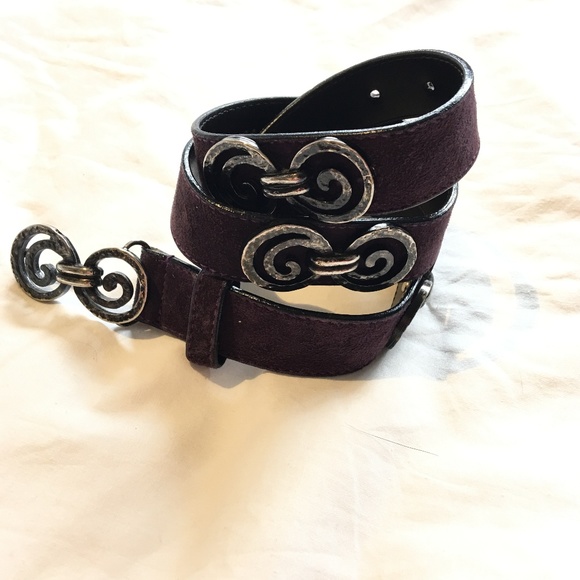 PALOMA PICASSO VINTAGE LEATHER BELT MEDIUM SIZE main image 4